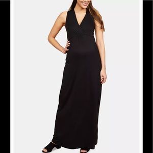 HOST PICK*Motherhood Maternity Maxi Dress-M-Black